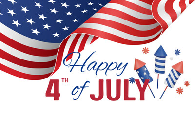 4th of july vector illustration