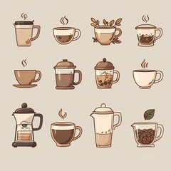 coffee, cafe, drink, tea time, americano, latte,