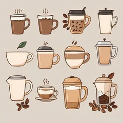 coffee, cafe, drink, tea time, americano, latte,