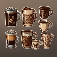 coffee, cafe, drink, tea time, americano, latte,