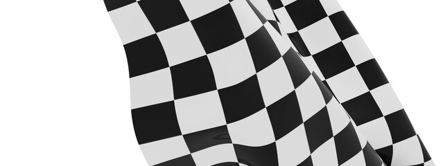 High-resolution image of a checkered flag, perfect for sports, racing, and competition themes....