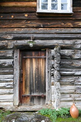 old wooden door