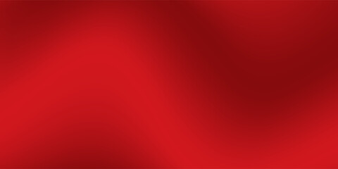 Abstract red gradient background, light and shadow on the backdrop with dimensions, hot tone wall with intense color, horizontal wallpaper.