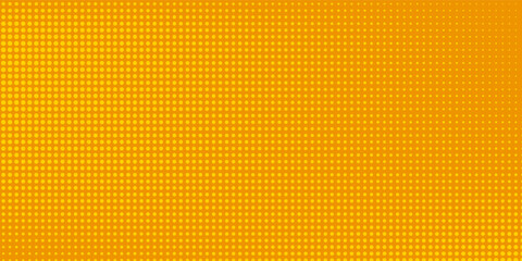 Orange comic pop-art halftone background vector