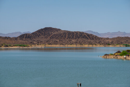 Naute reservoir in Namibia