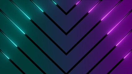 illustration of glowing neon red lines background 4k resolution illustration . on a black background. and creating a stunning illustration .4k illustration 