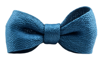 Plain cotton shoelace tied in bow isolated on white background