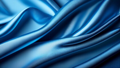 elegant blue template silk smooth background