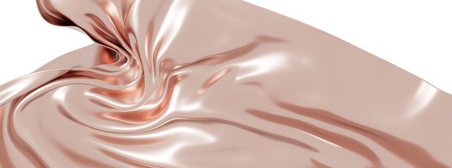 Luxury rose gold silk fabric texture. Perfect for fashion, beauty, and elegant designs.