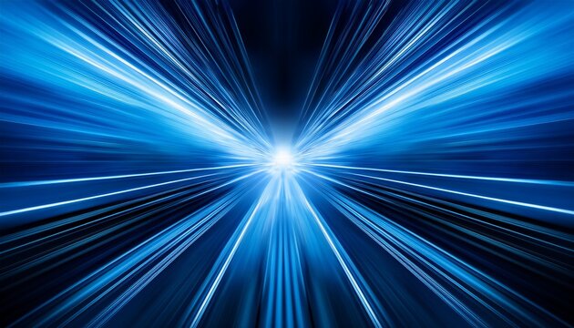blue hyperspace speed burst tunnel