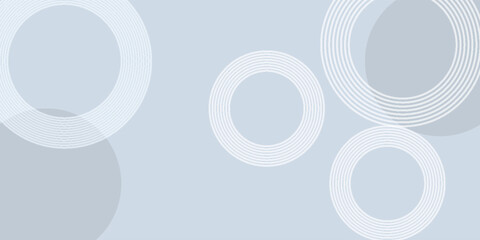 A light blue background with circular patterns. The background is smooth and light blue, featuring subtle geometric textures. Geometric gradient background vector. Blue background.
