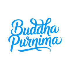 Vibrant Buddha Purnima typography design featuring colorful text art. Perfect for spiritual, religious, and festive use in posters, banners, social media, and celebration graphics.