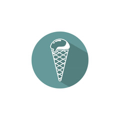 Delicious Ice Cream Cone A Sweet Summer Treat Icon