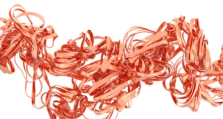 Abstract Copper Metal Texture