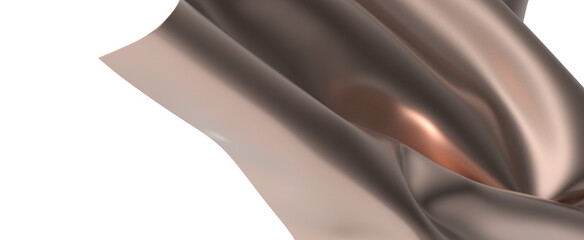 Abstract Rose Gold Drape Background