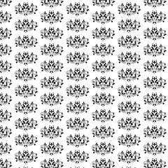 black and white seamless pattern