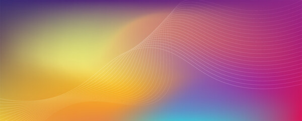 Abstract blurred gradient mesh background in bright Colorful smooth. Easy editable soft colored vector illustration, Suitable For Wallpaper, Banner, Background, Card, Book Illustration, landing page