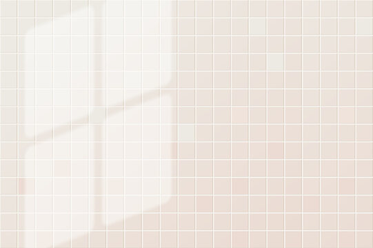 Square tiled wall vector background. Backdrop with blocks seamless pattern. Rectangle ceramic or stone tiles arranged in grid. Decorative texture for building or wallpaper, modern architecture surface