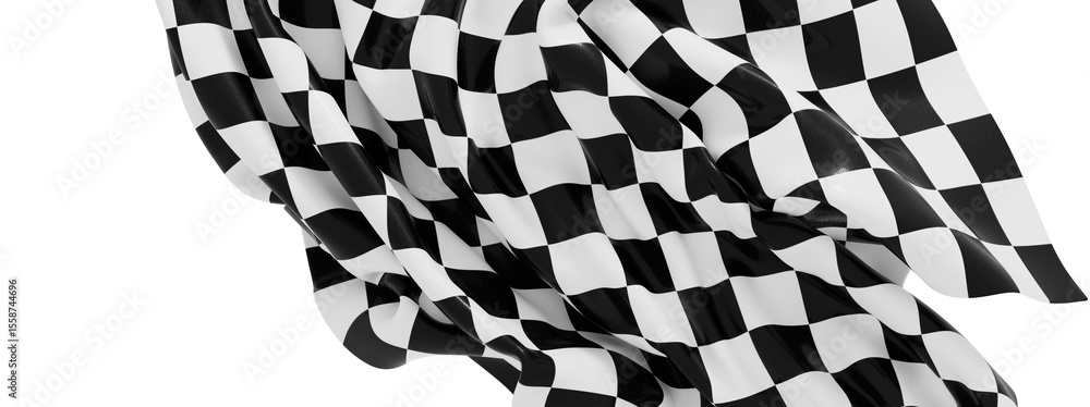 Poster high-resolution image of a checkered flag, perfect for backgrounds, websites, or design projects. do
