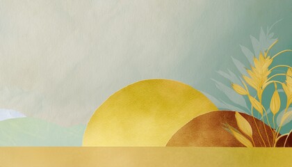 優雅で抽象的な背景イラスト