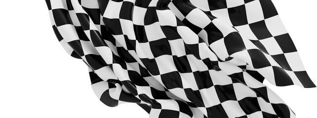 High-quality image of a checkered flag, perfect for racing, sports, and competition themes.