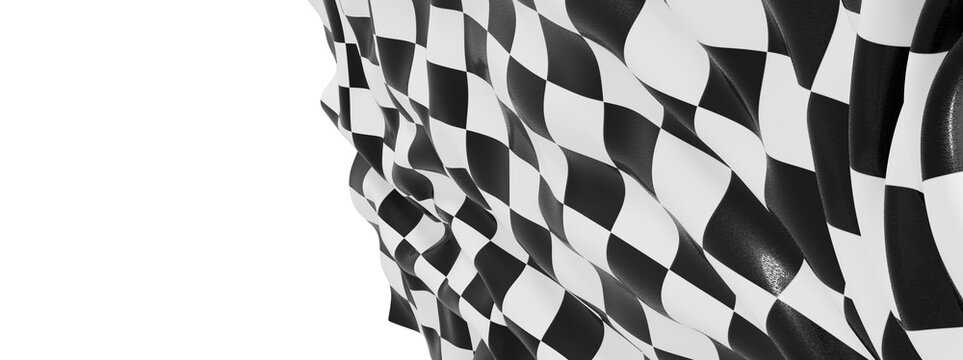 High-resolution checkered flag image. Ideal for racing, sports, and competition themes.