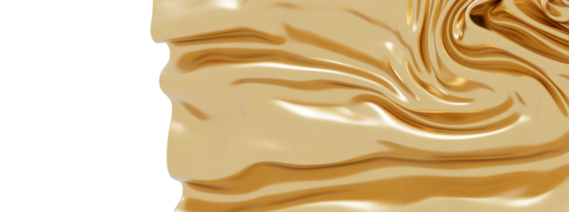 High-resolution image of golden silk fabric with elegant drapes and folds. Perfect for luxury branding and design.
