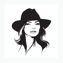 girl with hat