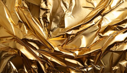 gold foil background with light reflections golden textured generative example