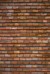 Red Brown Brick Wall Texture Background