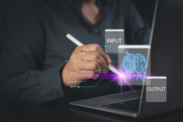 digital pipeline view shows manager watching algorithm convert invoices into actionable metrics, demonstrating how smart automation boosts workflow efficiency