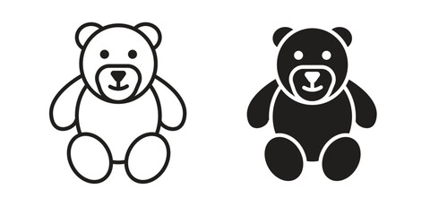 Teddy bear icon