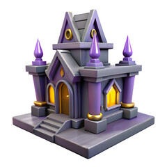 magic castle with magic wand