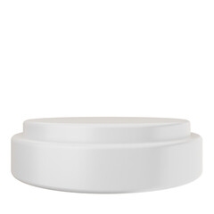 3d podium display product stage stand presentation soft luxury cosmetic