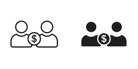 Joint account icon.