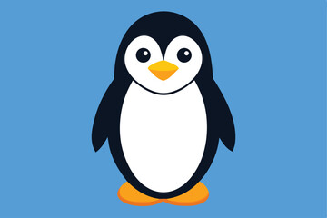 Cute penguin icon style..eps