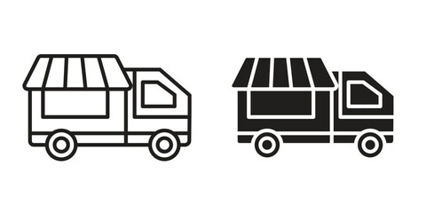 Food truck icon