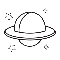 vector illustration of a hat