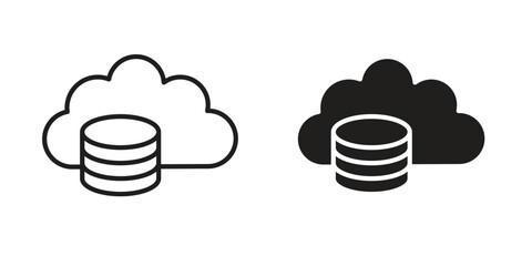 Cloud server icon