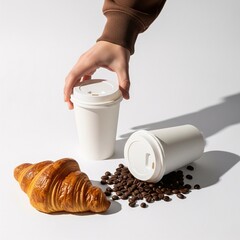 Coffee Break Croissant and Coffee to Go