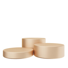3d podium display product stage stand presentation soft luxury cosmetic