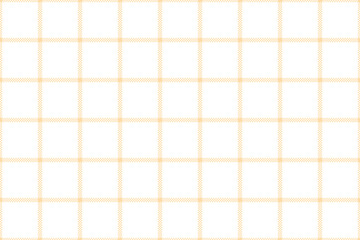 plaid background check fabric texture, vector yellow and white colors tartan seamless pattern illustration textile