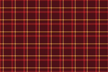 tartan seamless pattern plaid background vector fabric texture red and yellow colors illustration gingham textile