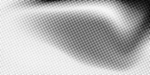 halftone curved line pattern. gradient halftone dots backgrounds. modern vector © riski