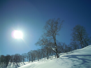 冬の雪山