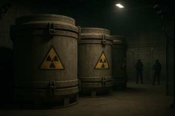 Interior of Iranian Nuclear Material Storage Bunker or Facility