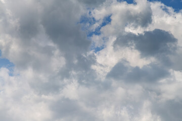 Light clouds in the blue sky with texture and rays of blue sky, a sky with white wispy clouds...