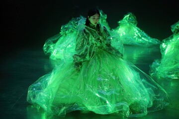 Fototapeta premium Professional examining in a setting showing expression