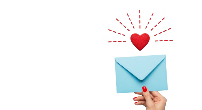 Love Letter Envelope Valentines Day