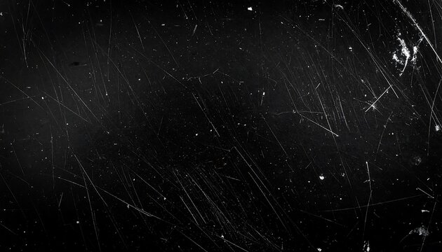 Scratched dark surface